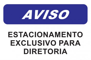 aviso-estacionamento-exclusivo