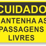 Mantenha as Passagens Livres - adesivo-20-x-30-cm