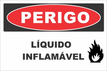 PERIGO -  LÍQUIDO INFLAMÁVEL