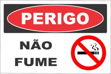 PERIGO - NÃO FUME   -