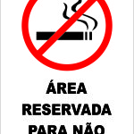 Área Reservada para Não Fumantes - adesivo-15-x-20-cm