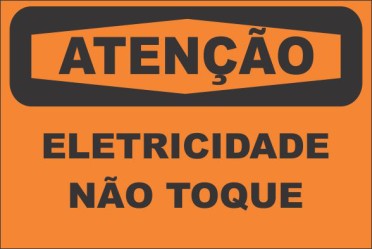 ATENÇÃO -ELETRICIDADE NÃO TOQUE