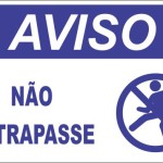 Não Ultrapasse. - adesivo-15-x-20-cm