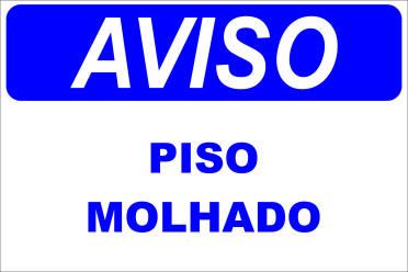 AVISO PISO MOLHADO