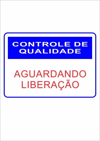 Controle de Qualidade - Aguardando liberação