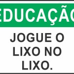 Jogue o Lixo no Lixo - adesivo-15-x-20-cm