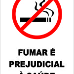 Fumar é Prejudicial a Saúde - adesivo-15-x-20-cm