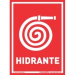 Hidrante Fotoluminescente - placa-20-x-30