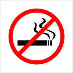 Pictograma Proibido Fumar - adesivo-15-x-20-cm