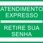 Atendimento Expresso Retire Sua Senha - adesivo-15-x-20-cm