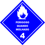 Perigoso Quando Molhado 4 - placa-ps-2mm-25-x-25cm